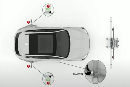 Toyota Harrier 2017 Front Recognition Camera Calibration