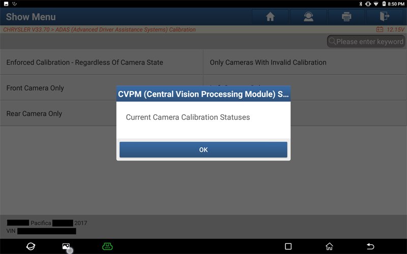 Pacifica CVPM Surround View Camera Calibration 12