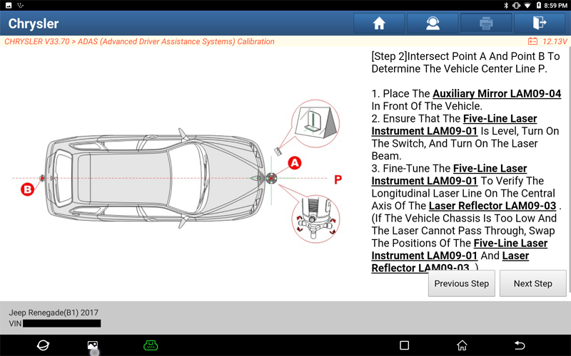 Renegade ACC Radar Calibration 08