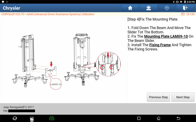 Renegade ACC Radar Calibration 10