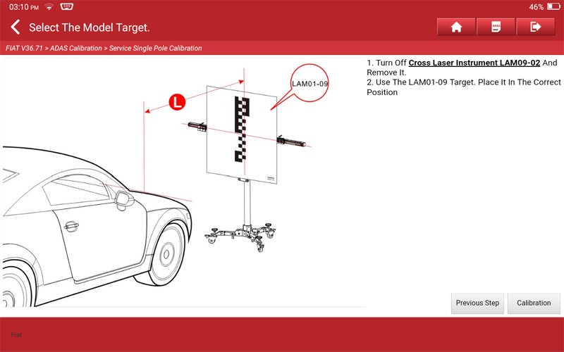 FIAT Renegade Front Camera Calibration 12