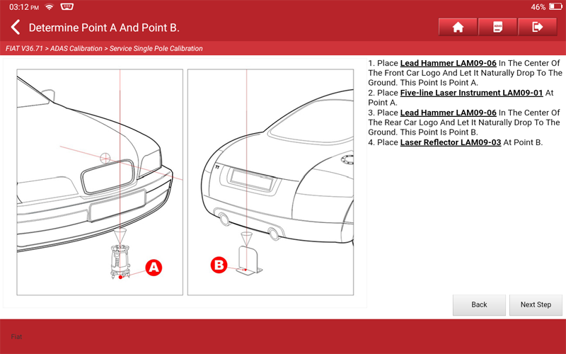 FIAT Renegade Front Camera Calibration 13