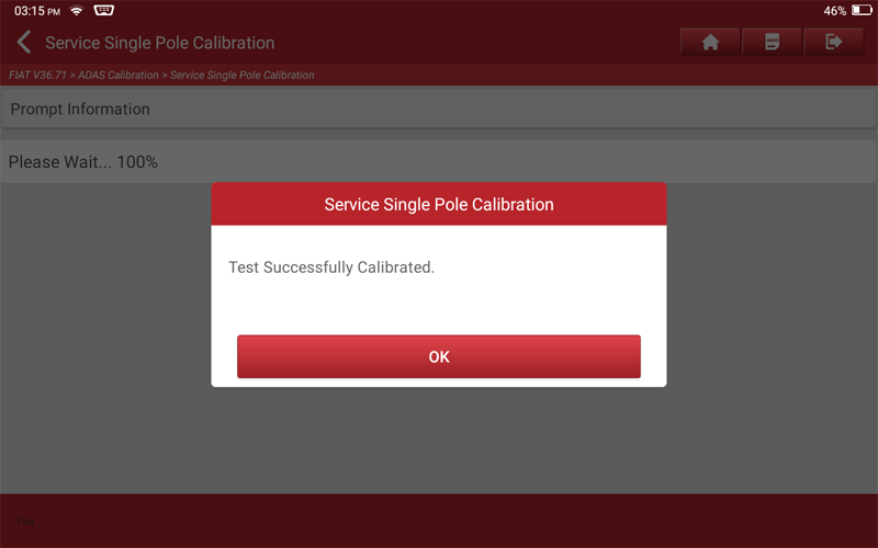 FIAT Renegade Front Camera Calibration 20