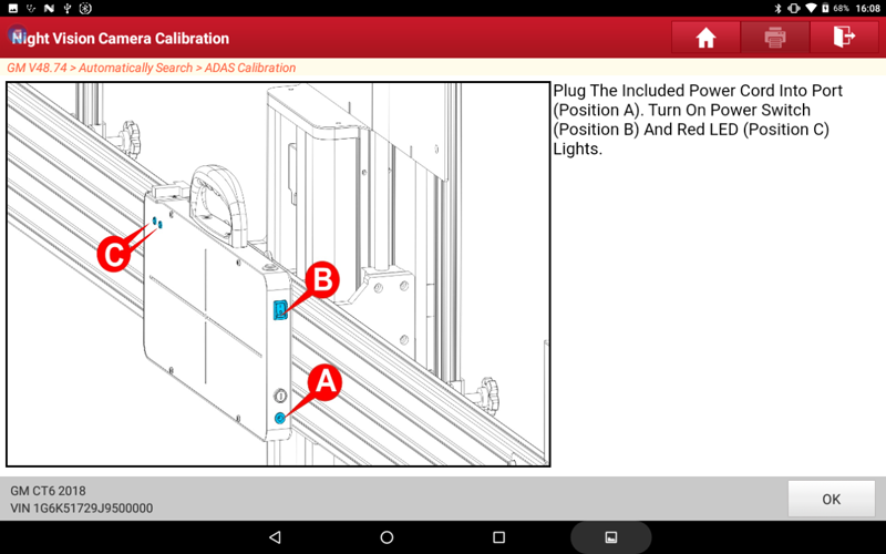 Cadillac CT6 Night Vision Camera Calibration 12