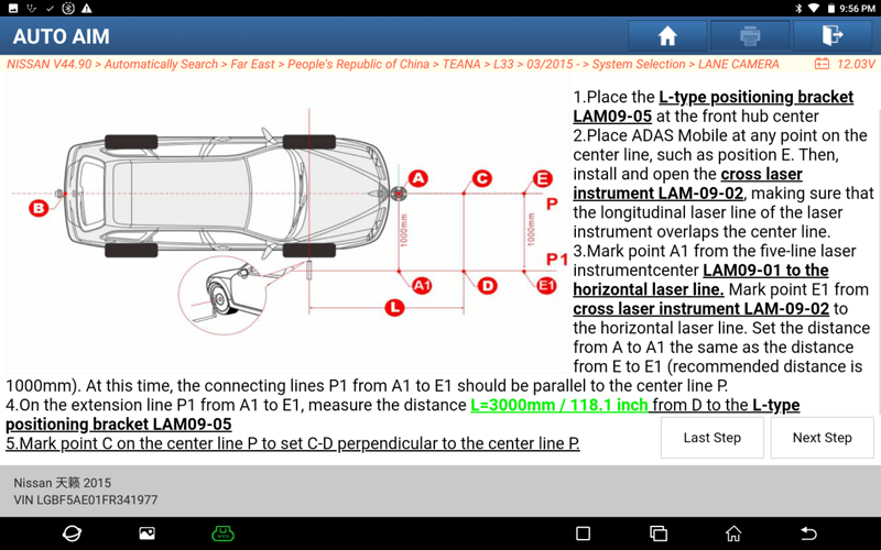 nissan-teana-front-camera-calibration-11