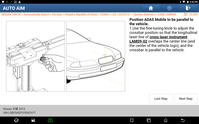 nissan-teana-front-camera-calibration-13