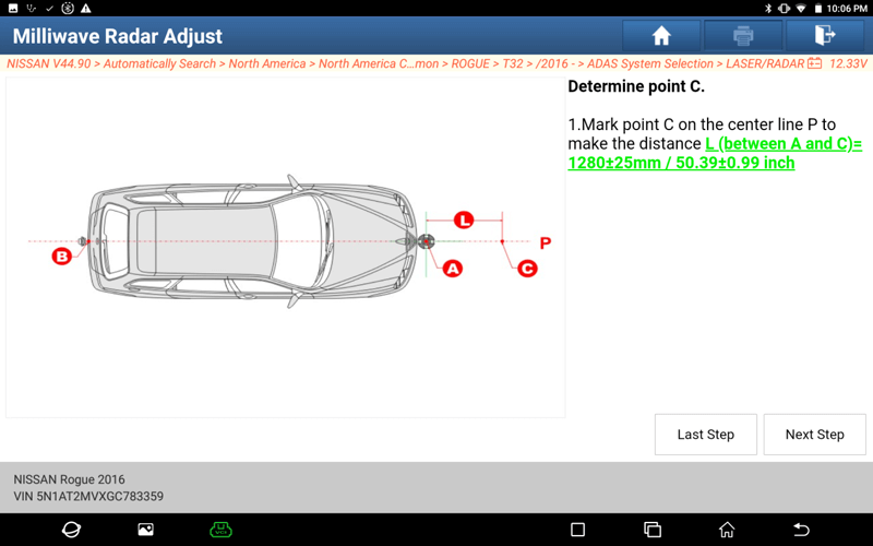 nissan-rogue-milliwave-radar-calibration-11