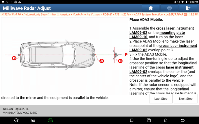 nissan-rogue-milliwave-radar-calibration-13