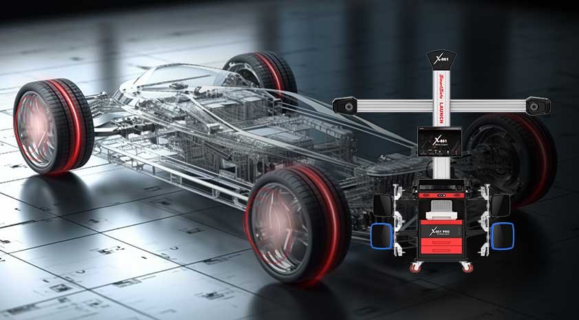 SmartSafe 3D wheel alignment machine