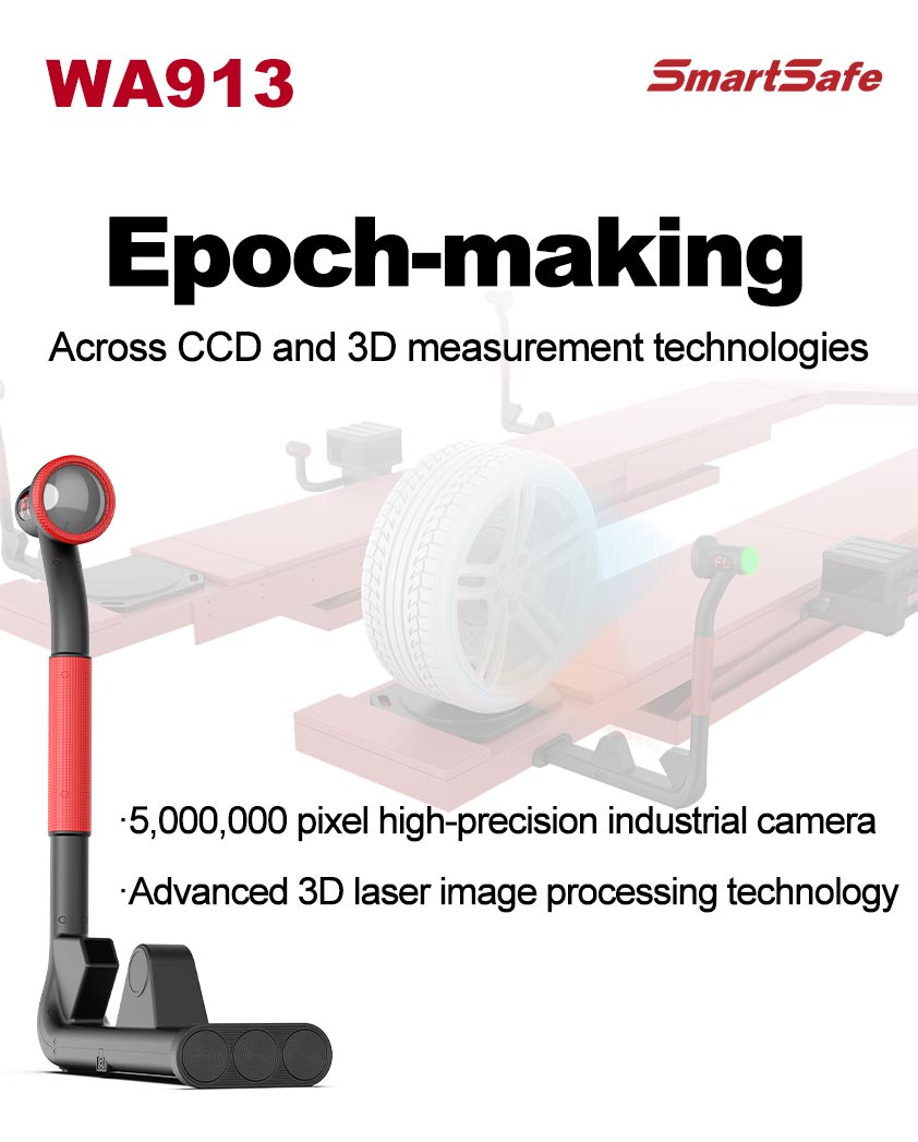 WA913 Wireless Touchless Wheel Aligner-04
